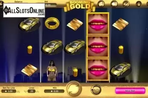 Win Screen . Booming Gold from Booming Games