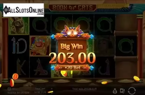 Big Win. Book Of Cats from BGAMING