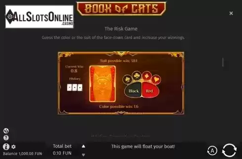 Features. Book Of Cats from BGAMING