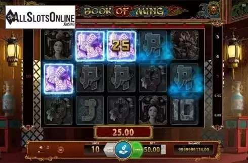 Win screen 2. Book of Ming from BF games