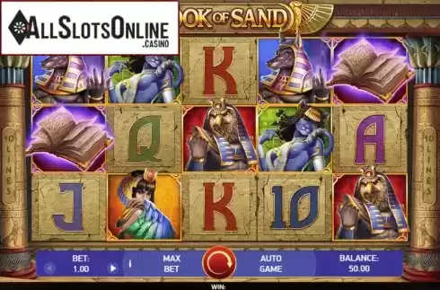 Reel Screen. Book of Sand from Bet2Tech