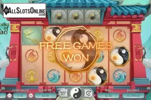 Free Spins 1. Books of Tao from Dream Tech