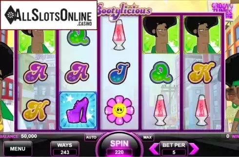 Reel Screen. Bootylicious from Spin Games