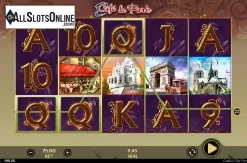 Win Screen 3. Cafe de Paris (888 Gaming) from 888 Gaming