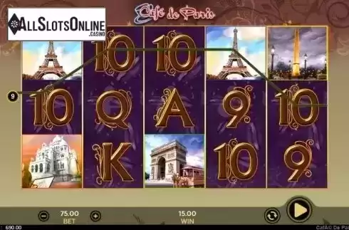 Win Screen . Cafe de Paris (888 Gaming) from 888 Gaming