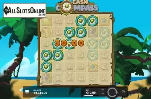Win Screen 3. Cash Compass from Hacksaw Gaming