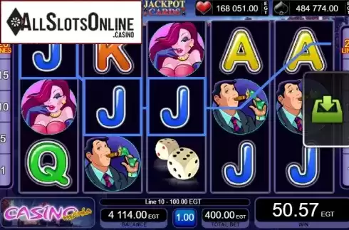 Win Screen. Casino Mania from EGT