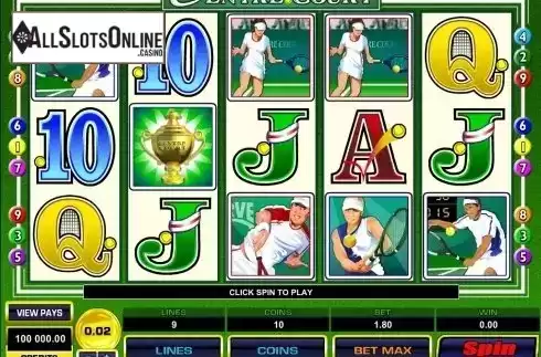 Screen4. Centre Court from Microgaming