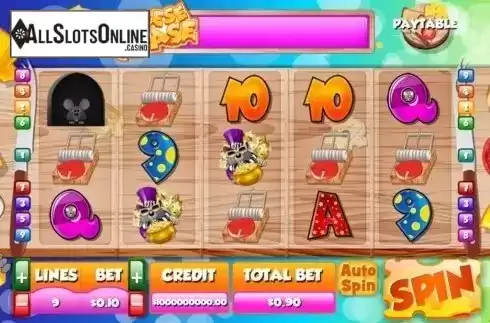 Reel Screen. Cheese Chase from Slot Factory