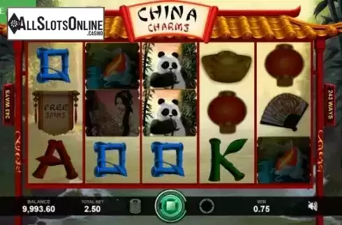 Win Screen. China Charms from Caleta Gaming