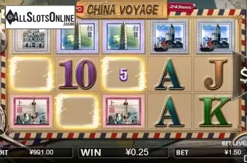 Win screen 3. China Voyage from Iconic Gaming