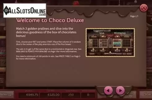 Info. Choco Deluxe from Air Dice