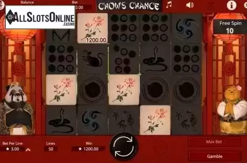 Screen6. Chow's Chance from Booming Games