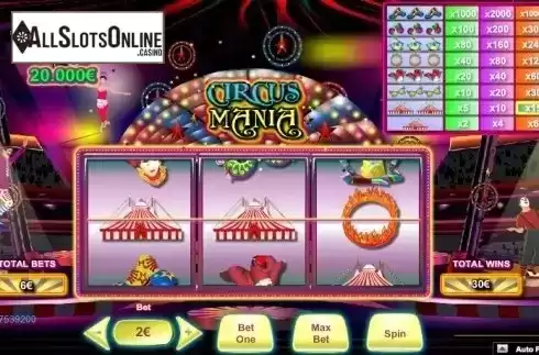 Screen 2. Circus Mania from NeoGames