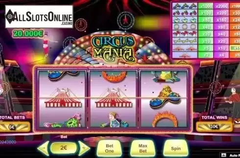 Screen 4. Circus Mania from NeoGames