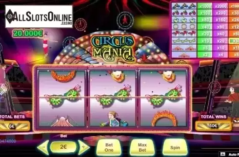 Screen 3. Circus Mania from NeoGames