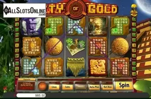 Win screen. City of Gold (Saucify) from Saucify