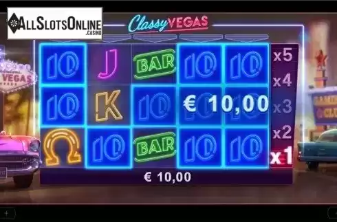 Win screen 2. Classy Vegas from Cayetano Gaming