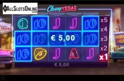 Win screen 3. Classy Vegas from Cayetano Gaming