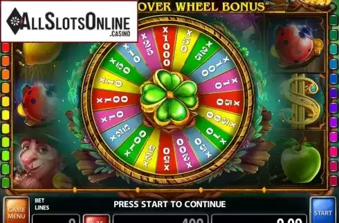 Bonus Wheel. Clover Wheel from Casino Technology