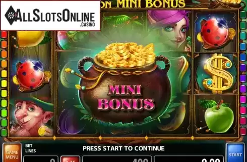 Mini Bonus. Clover Wheel from Casino Technology