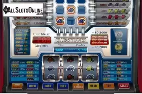 Win Screen. Club Spinner from Imagina
