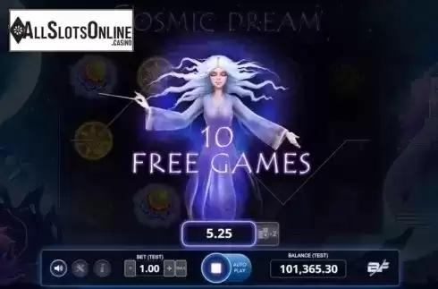 Free Spins 1. Cosmic Dream from BF games