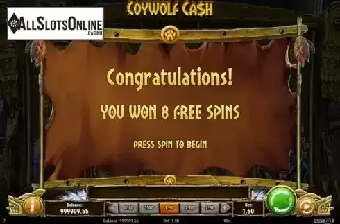 Free Spins 1. Coywolf Cash from Play'n Go