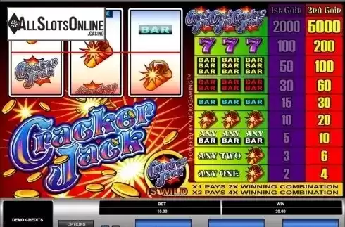 Screen3. Cracker Jack from Microgaming