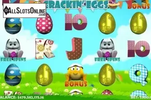 Reel Screen. Crackin Eggs from Mobilots