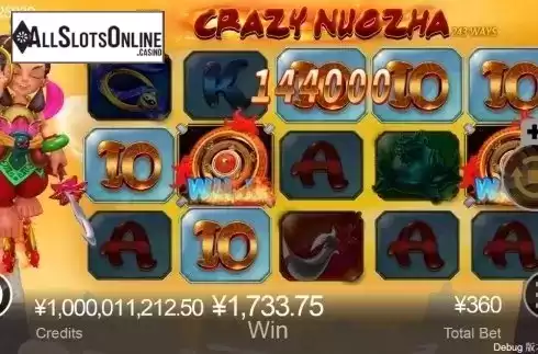 Win Screen. Crazy Nuozha from CQ9Gaming