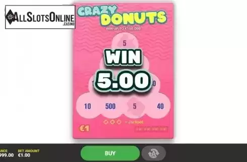 Game Screen 3. Crazy Donuts from Hacksaw Gaming