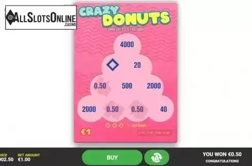 Game Screen 4. Crazy Donuts from Hacksaw Gaming