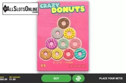 Game Screen 1. Crazy Donuts from Hacksaw Gaming