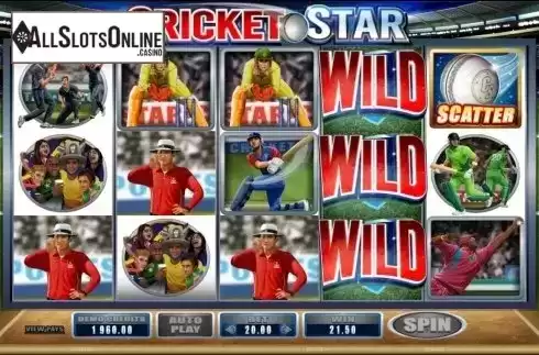 Screen5. Cricket Star from Microgaming