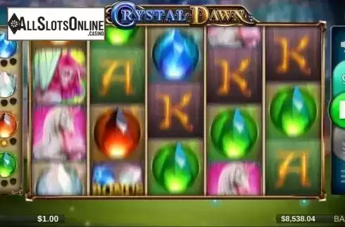 Reel Screen. Crystal Dawn from Microgaming
