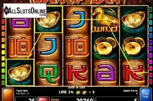 Screen 3. Duck of Luck from Casino Technology