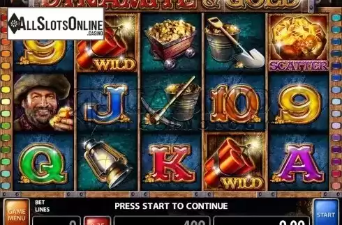 Screen2. Dynamite & Gold from Casino Technology
