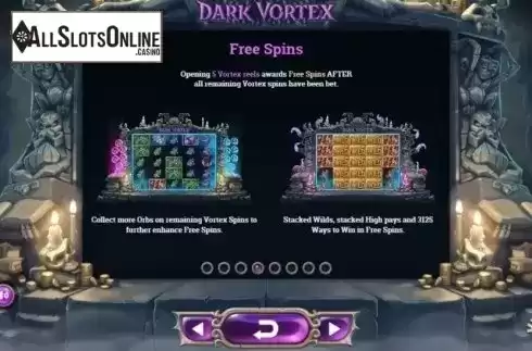 Free Spins. Dark Vortex from Yggdrasil