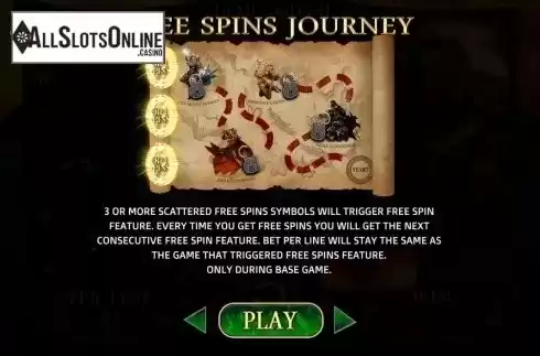 Free spins Journey. Demi Gods II from Spinomenal