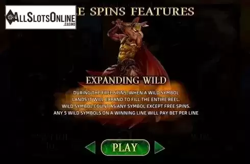 Free spins features 3. Demi Gods II from Spinomenal