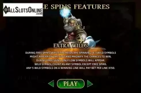 Free spins features 4. Demi Gods II from Spinomenal