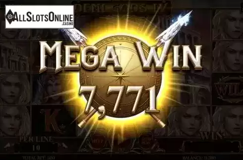 Mega Win. Demi Gods IV from Spinomenal