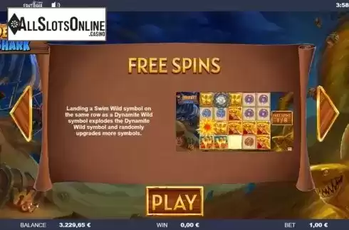 Free Spins. Desert Shark from Fantasma Games