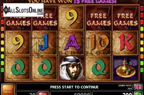 Screen 7. Desert Tales from Casino Technology