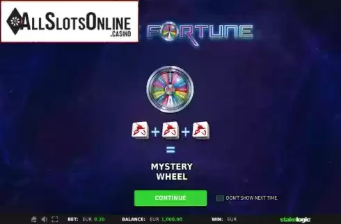 Game features. Dice Fortune from StakeLogic