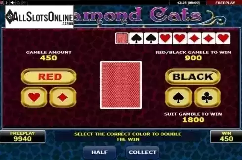 Screen9. Diamond Cats from Amatic Industries