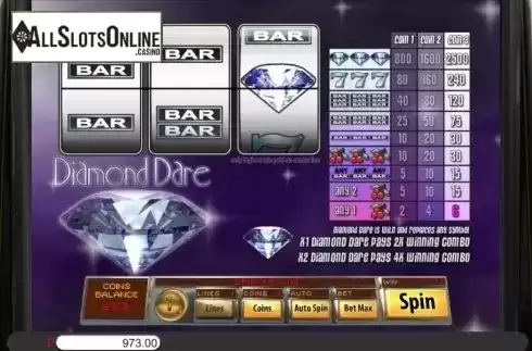 Win Screen 3. Diamond Dare from Genii