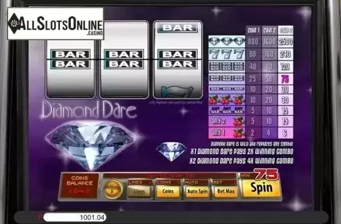 Win Screen . Diamond Dare from Genii