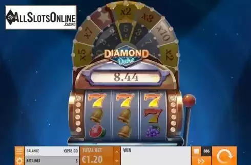 Win Screen 2. Diamond Duke from Quickspin